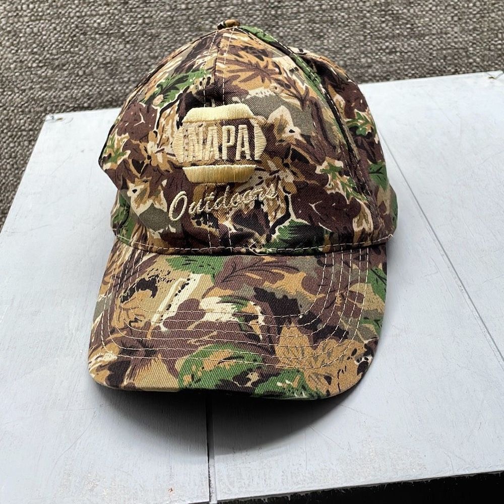 Camo Cap Adjustable NAPA Outdoors Hunting Streetwear Gorpcore Normcore Dadcore‎